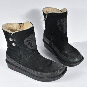 Alegria Aspen Black Shearling Boot 37